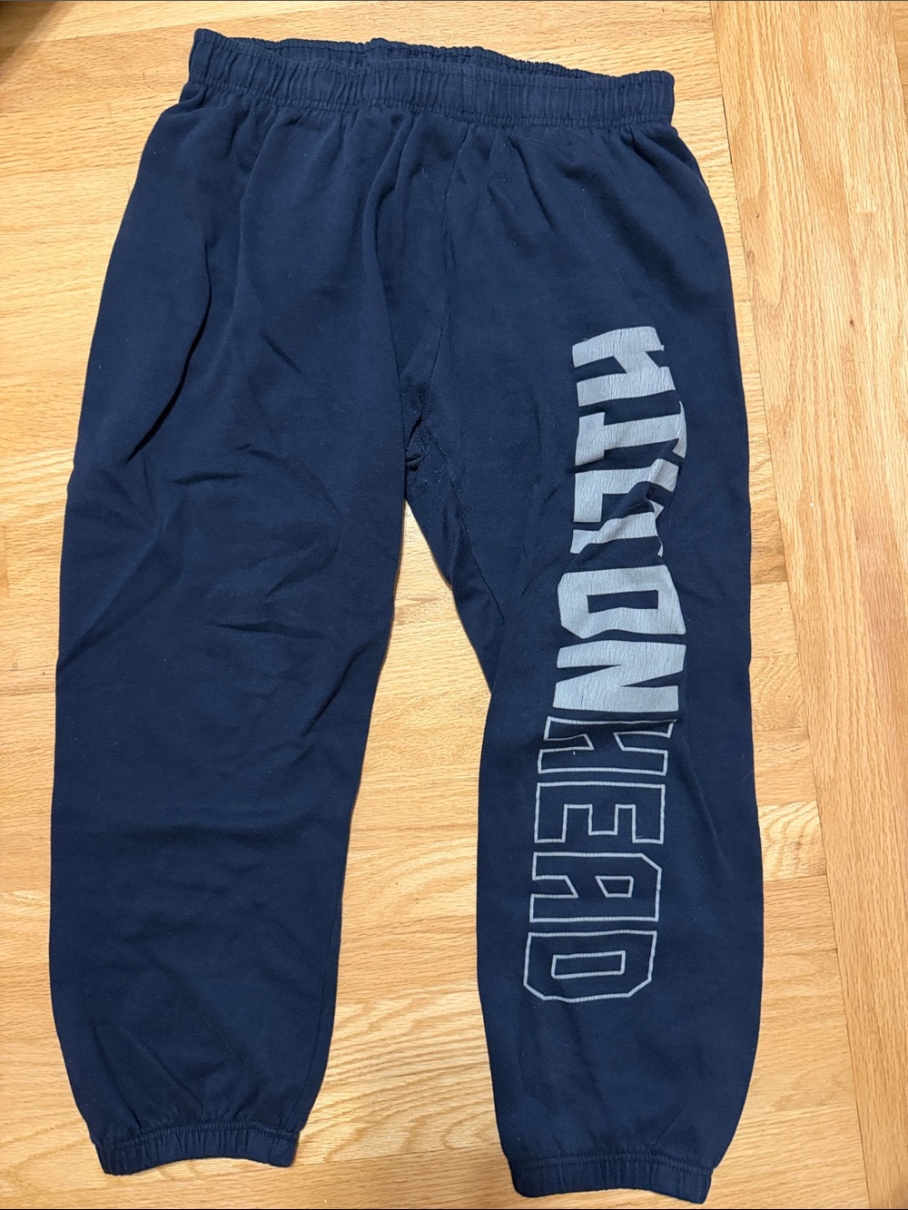 MV Sport Navy Sweatpants with Light Gray Side Logo